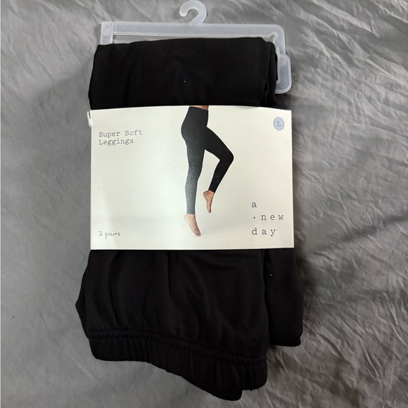 a new day Pants - A New Day Black Super Soft Leggings